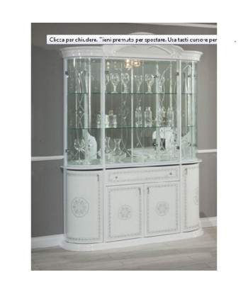 Vitrine Gina 4 portes offre 